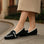 LE SANSA OLA BLACK CREAM Women Loafers - Zeke Collection NZ