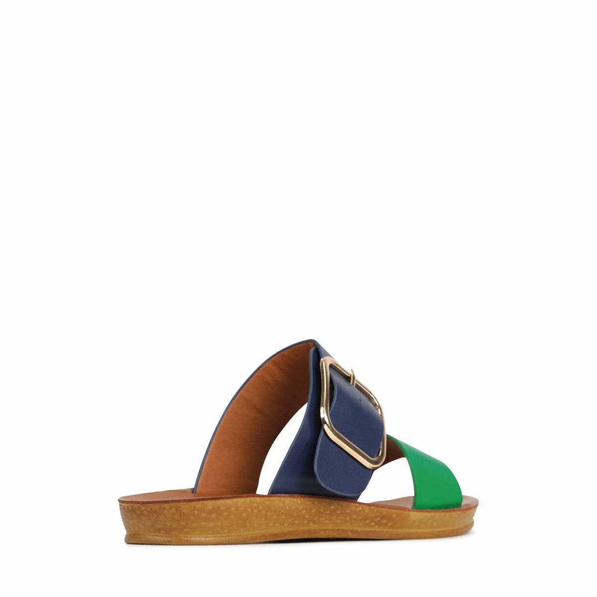 Los Cabos Doti emerald navy flats with pointed toes and sleek design, perfect for casual or dressy occasions.