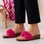 LOS CABOS CORSAGE FUCHSIA Women slippers - Zeke Collection NZ