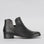 LE SANSA Mara black boots shown from the side, featuring sleek design and stylish ankle height for versatile fashion.