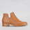 LE SANSA Mara Tan boots with ankle height and stylish design, displayed on a clean background.