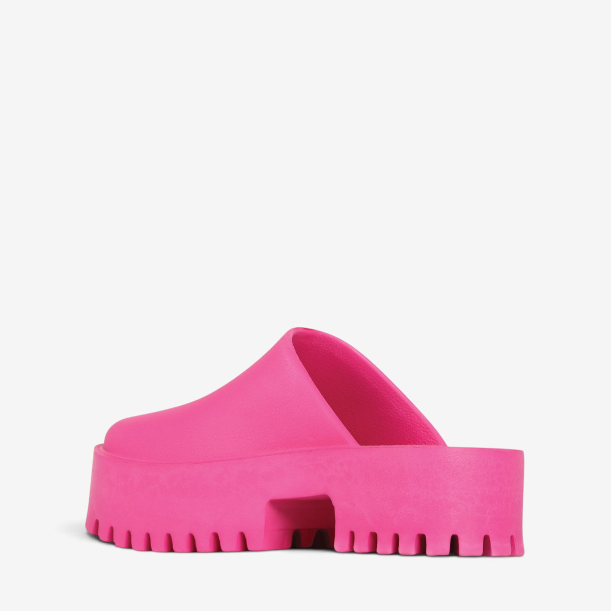 Inside view of Los Cabos Marre Pink slip-on shoes showing pink interior and comfortable design.