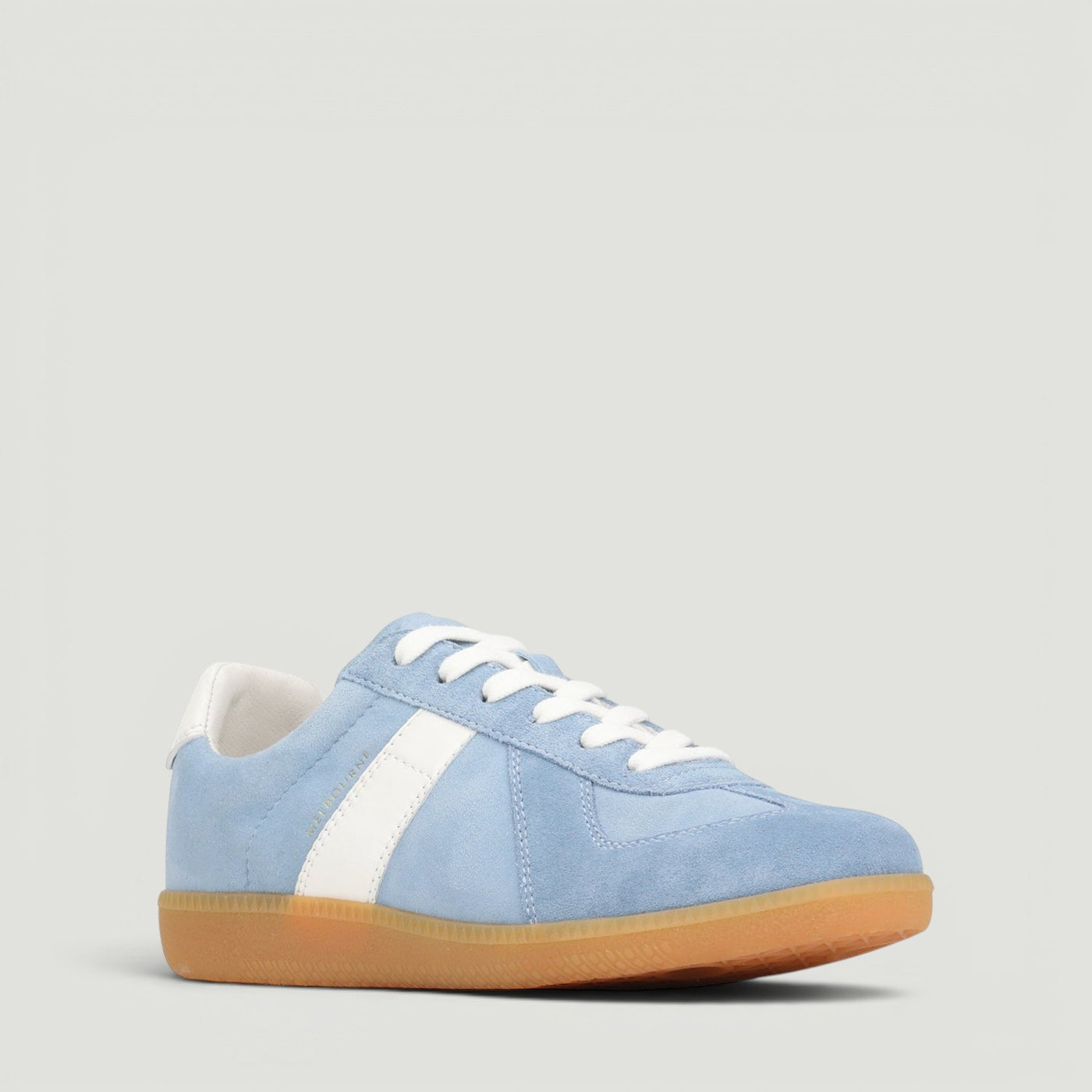 EOS Melbaa Sky sneakers in cool blue with stylish design, featuring comfortable laces and modern athletic footwear.