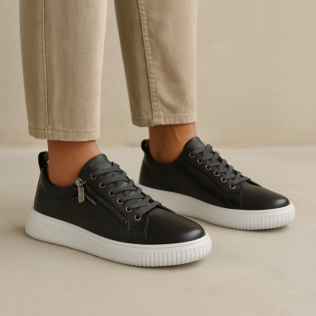 NAKED ARCHES NELLY BLACK Women Sneakers - Zeke Collection NZ