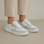 NAKED ARCHES NET WHITE TAUPE Women Sneakers - Zeke Collection NZ