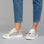 NAKED ARCHES NOBLE WHITE FLORAL Women Sneakers - Zeke Collection NZ
