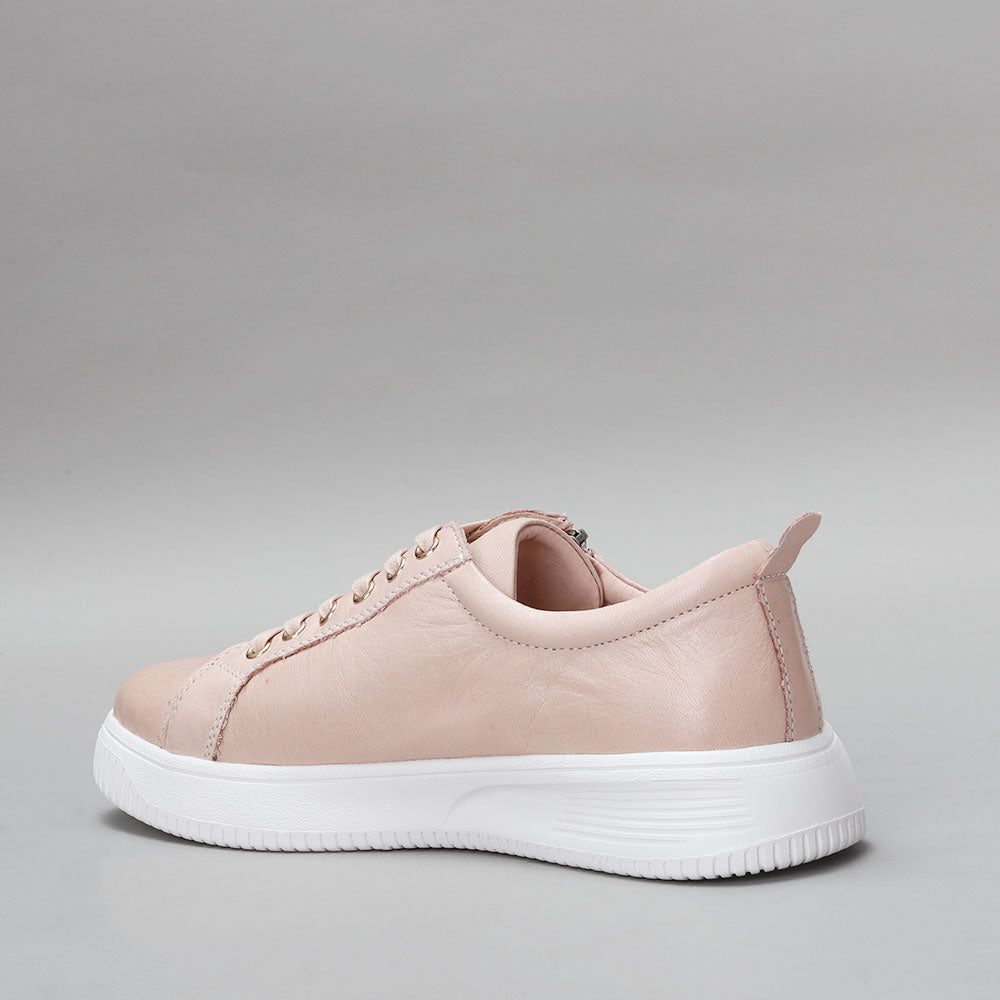 Naked Arches Nelly Blush sneakers with pink and neutral tones, featuring stylish design and comfortable fit.