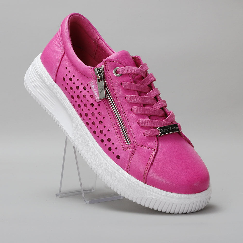 Naked Arches Noble Hot Pink sneakers featuring vibrant fuchsia color with stylish design and comfortable fit.