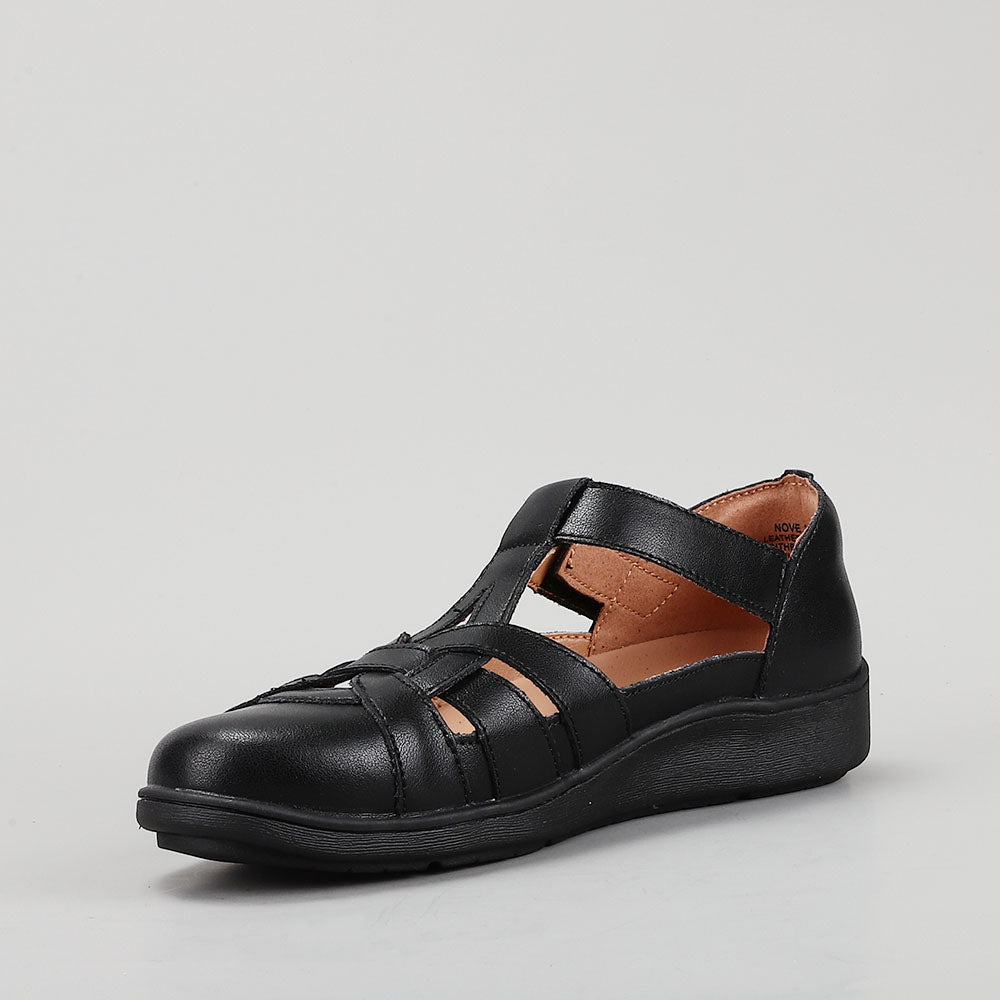 CC Resorts Nove Black casual shoes with black and southwest pattern design, showcasing stylish footwear for everyday wear.