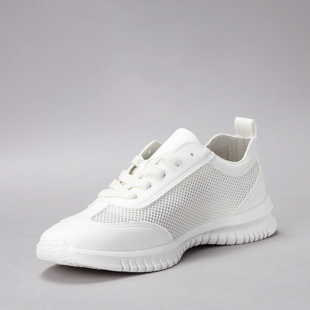 CC Resorts Oswald white sneakers with southwestern design, featuring clean white leather and stylish casual footwear.