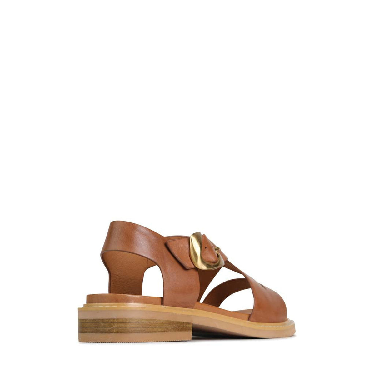 Eos Brandly Sandals shown from back angle, featuring stylish straps and comfortable design.