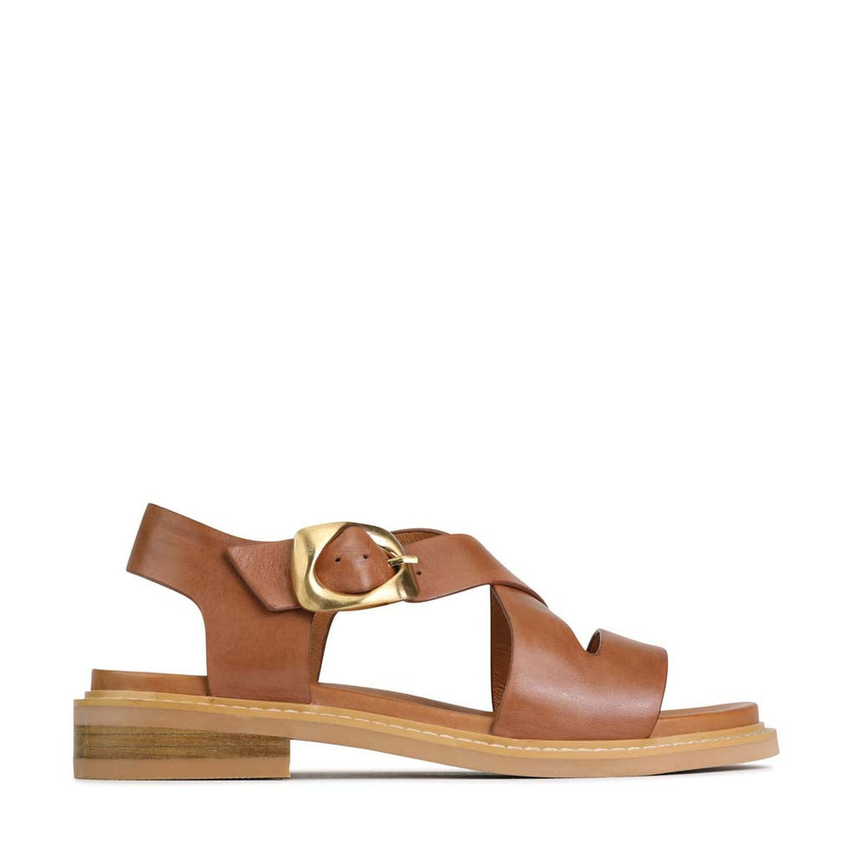 Eos Brandy sandals featuring stylish ornament details, outdoor view showcasing their trendy design and comfortable fit.