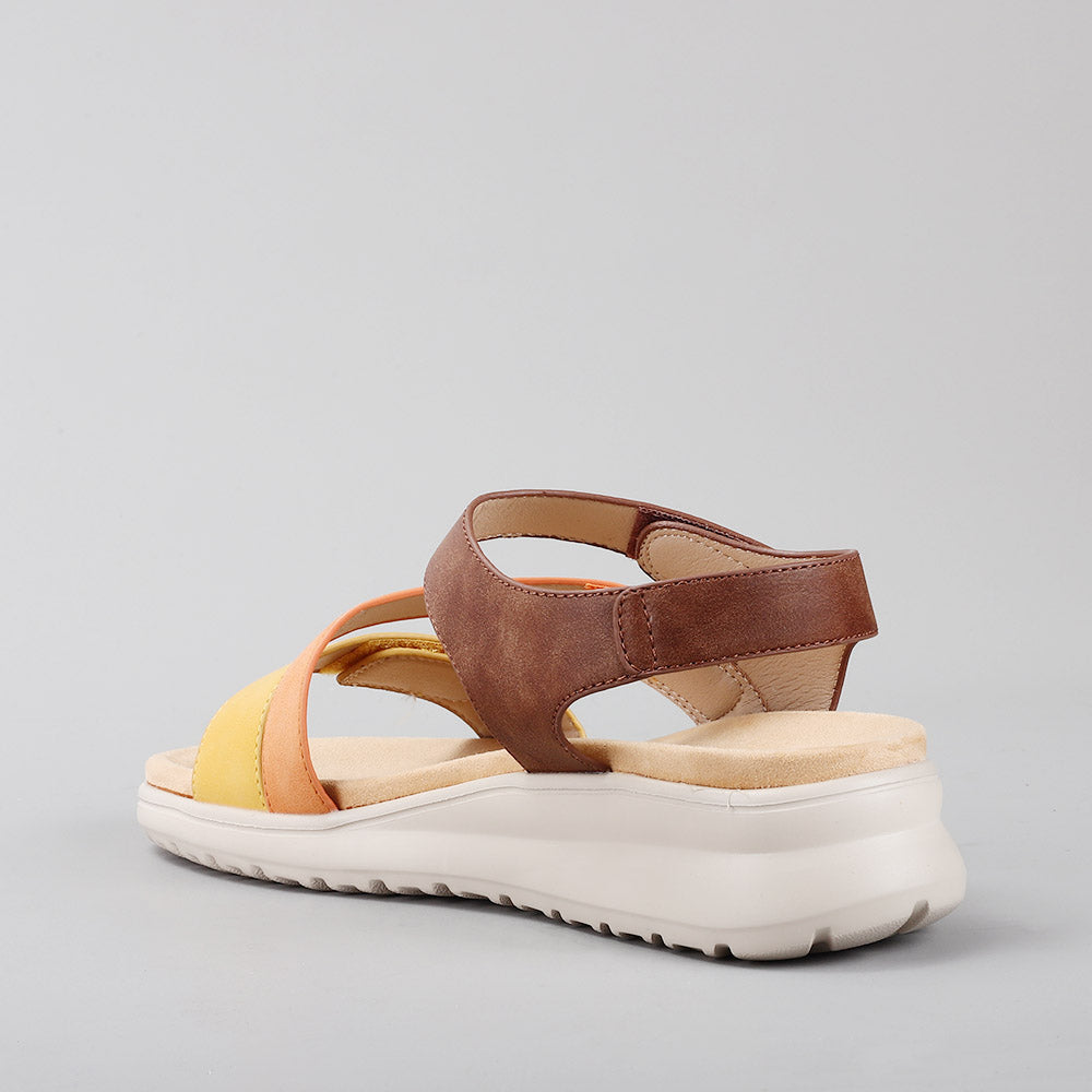 CC RESIRTS PERSHING MUSTARD/TAN/COFFEE