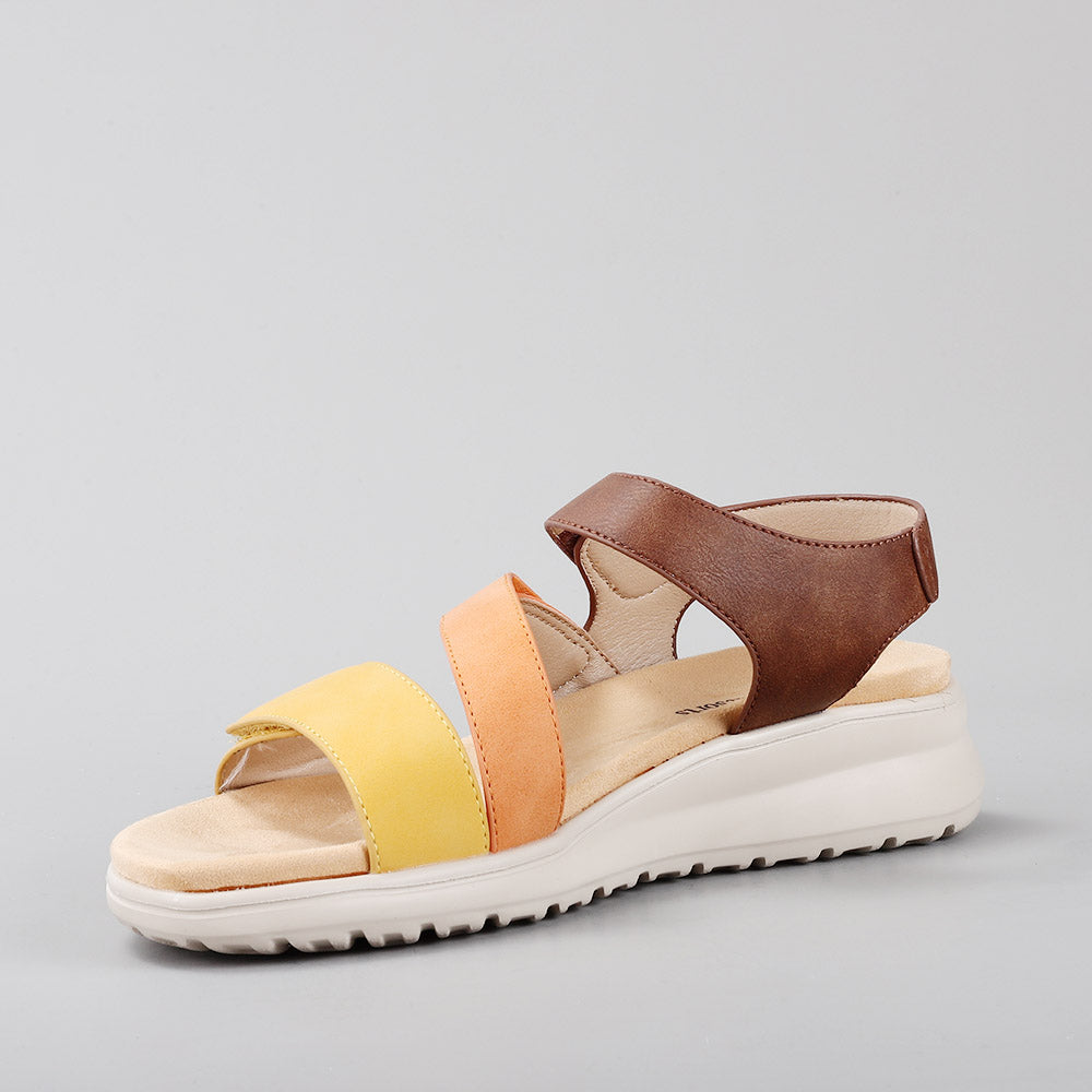 CC RESIRTS PERSHING MUSTARD/TAN/COFFEE