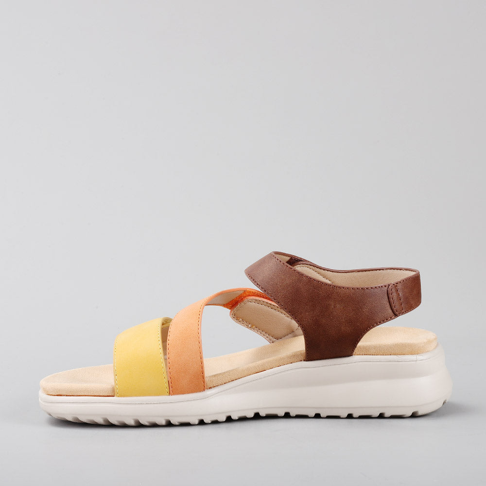 CC RESIRTS PERSHING MUSTARD/TAN/COFFEE