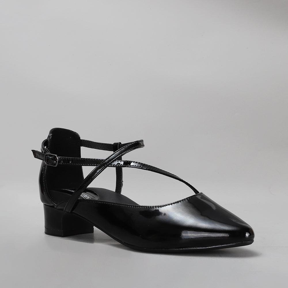 NAKED ARCHES PITA BLACK PATENT - Zeke Collection