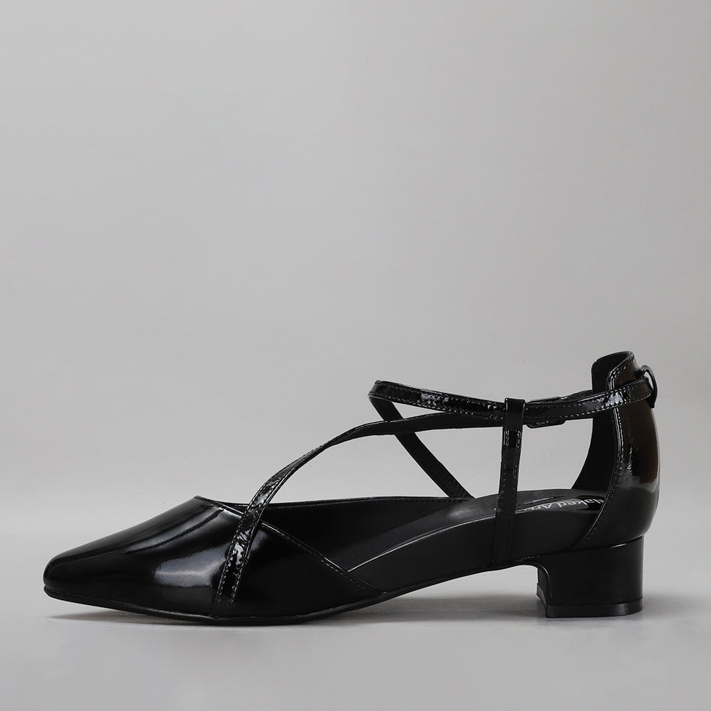 NAKED ARCHES PITA BLACK PATENT - Zeke Collection