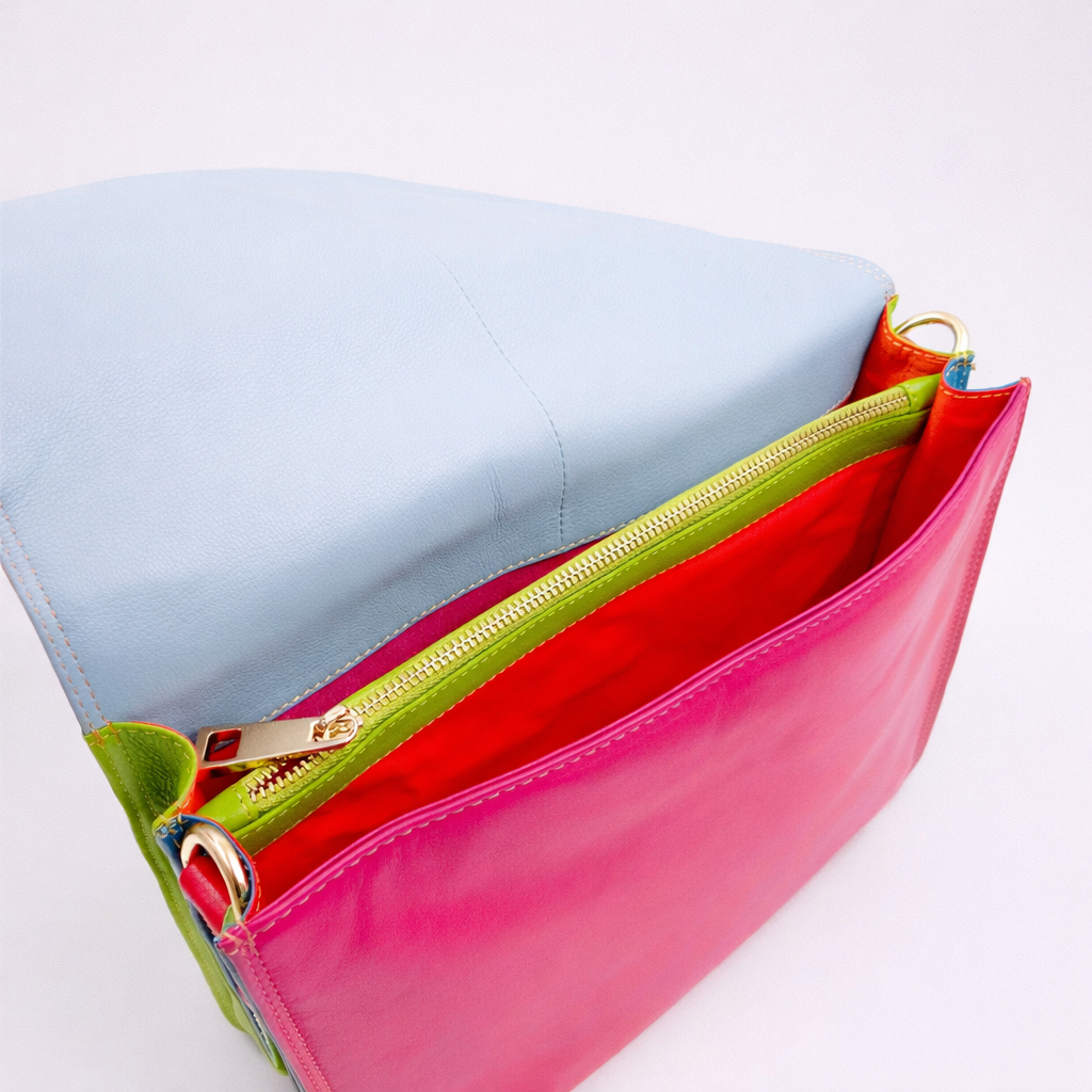 Second Nature BC53 Prism handbag with sleek design and geometric pattern, featuring a structured shape and modern style.