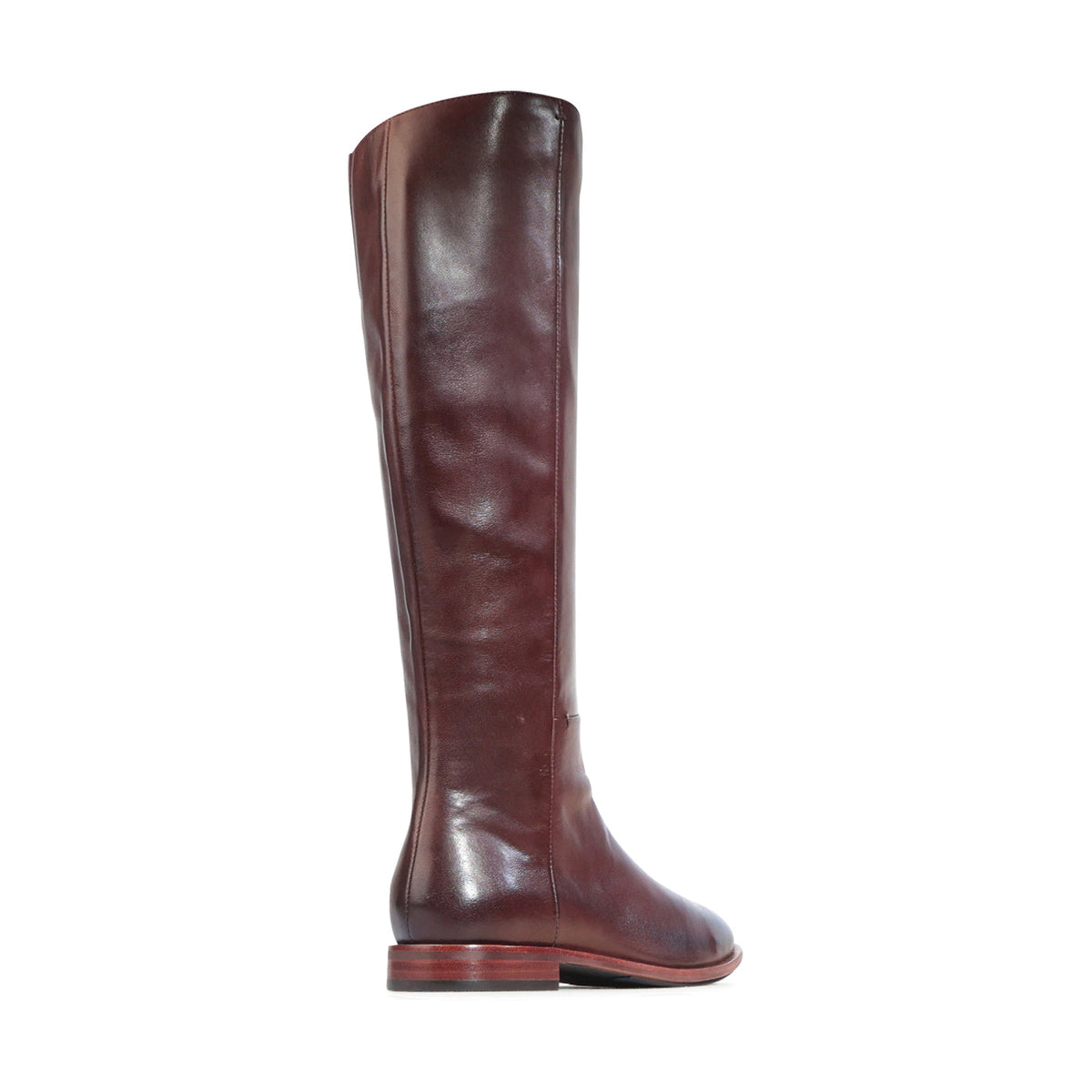 Eos Pheodora chestnut high boots with a sleek design, featuring smooth leather and a comfortable heel.