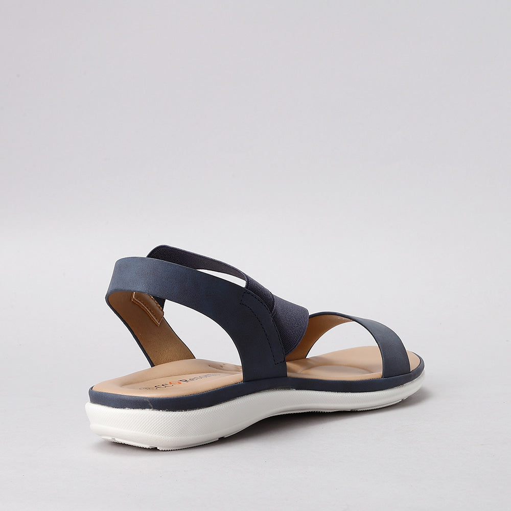 CC RESORTS QING NAVY Women Sandals - Zeke Collection NZ