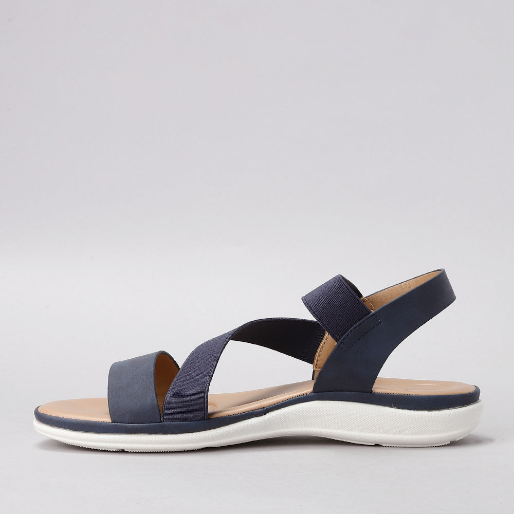 CC RESORTS QING NAVY Women Sandals - Zeke Collection NZ