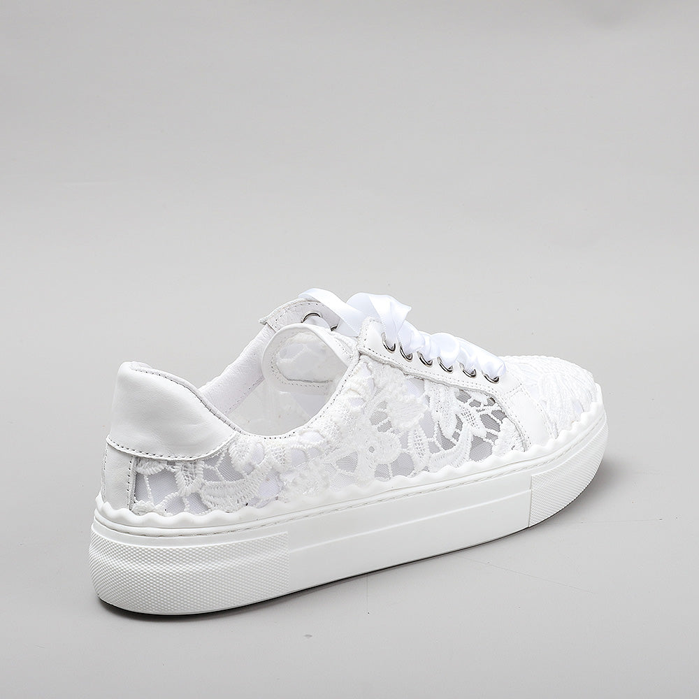 LESANSA QUINN WHITE Women Sneakers - Zeke Collection NZ