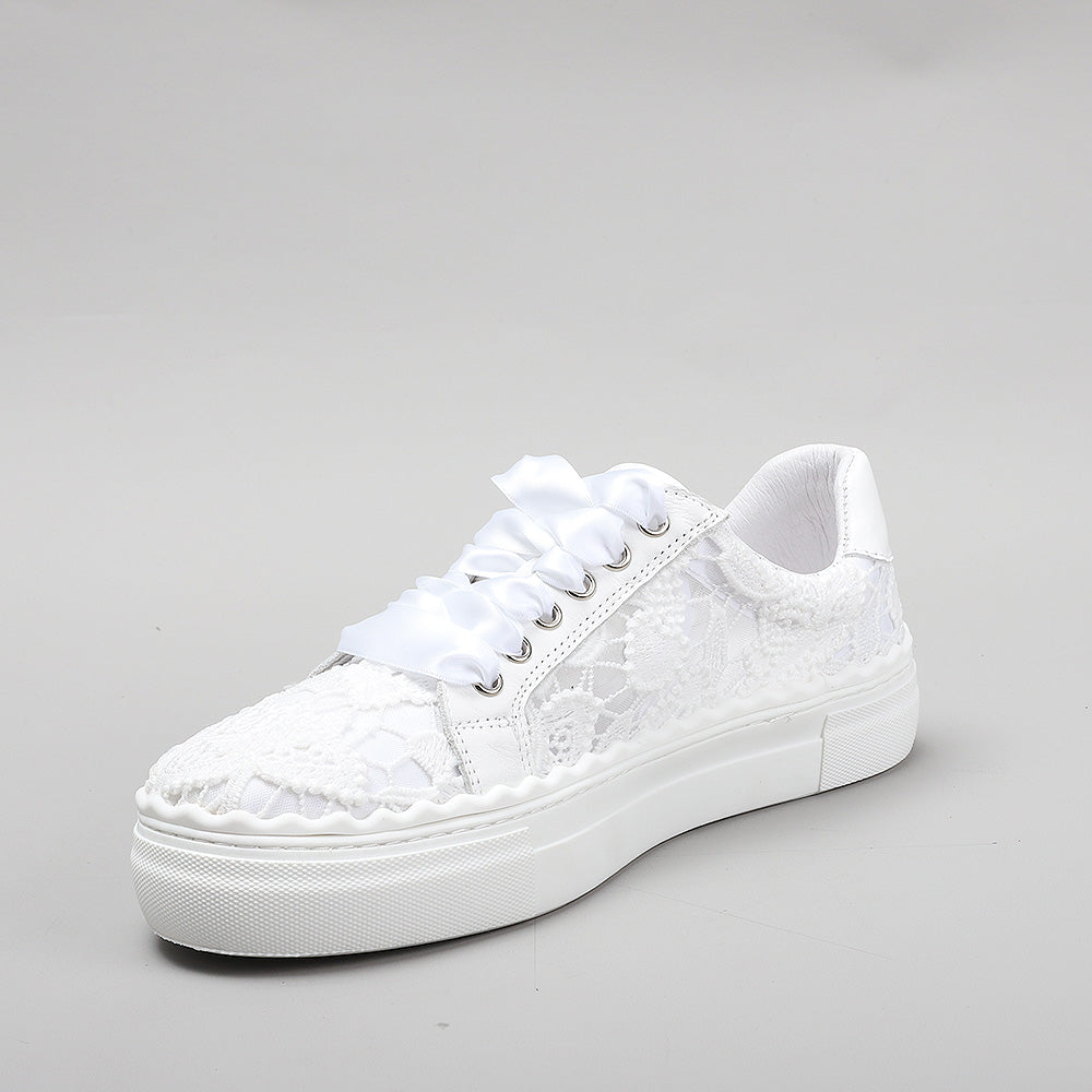 LESANSA QUINN WHITE Women Sneakers - Zeke Collection NZ
