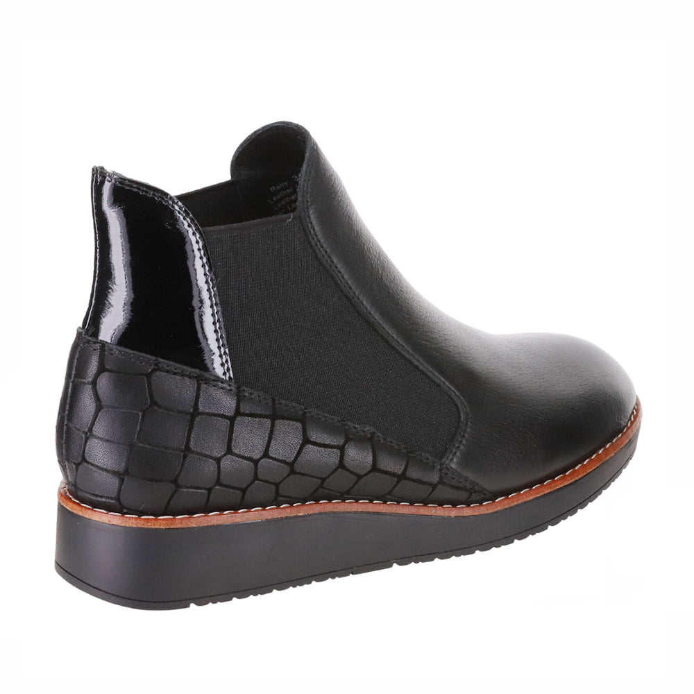 LESANSA RALLY BLACK PRINT Women Boots - Zeke Collection NZ