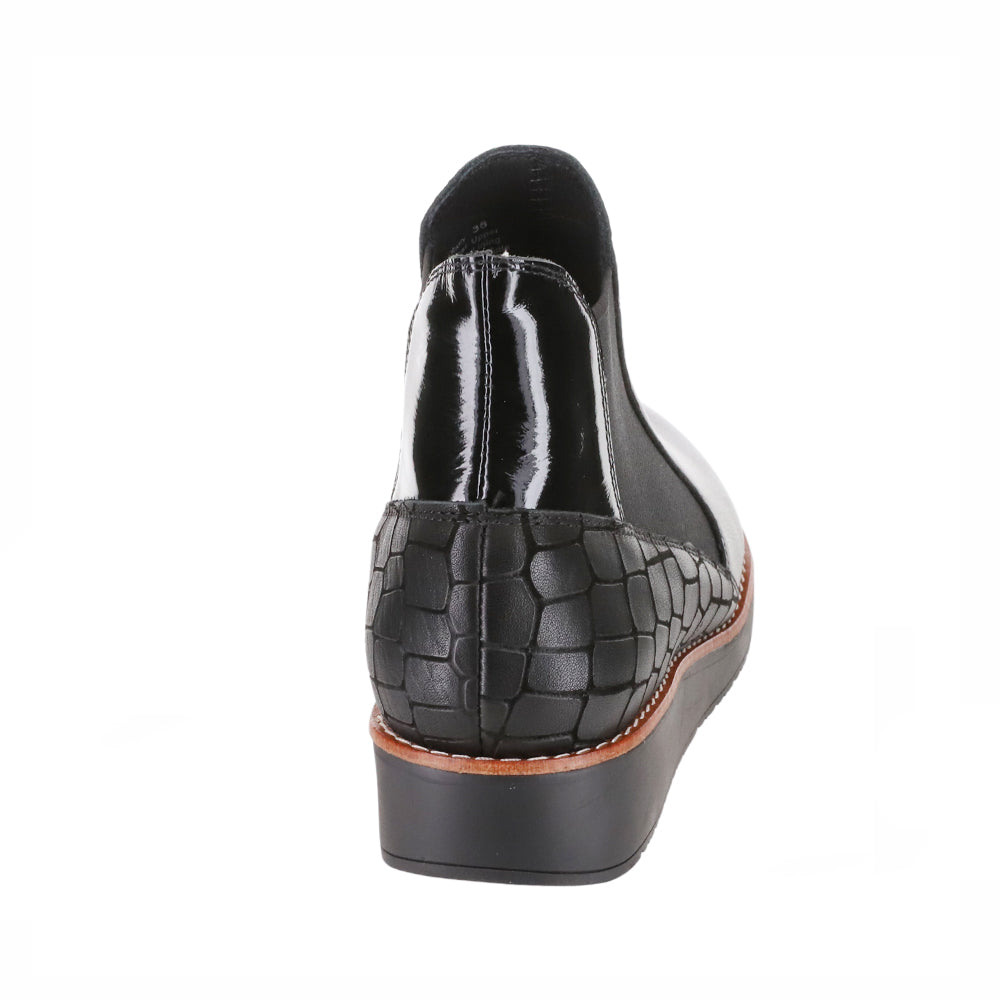 LESANSA RALLY BLACK PRINT Women Boots - Zeke Collection NZ