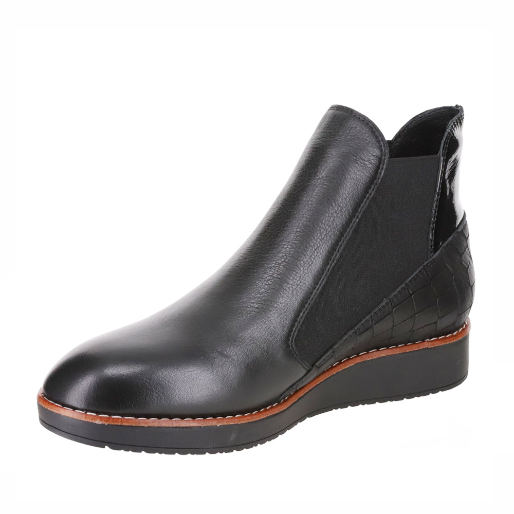 LESANSA RALLY BLACK PRINT Women Boots - Zeke Collection NZ