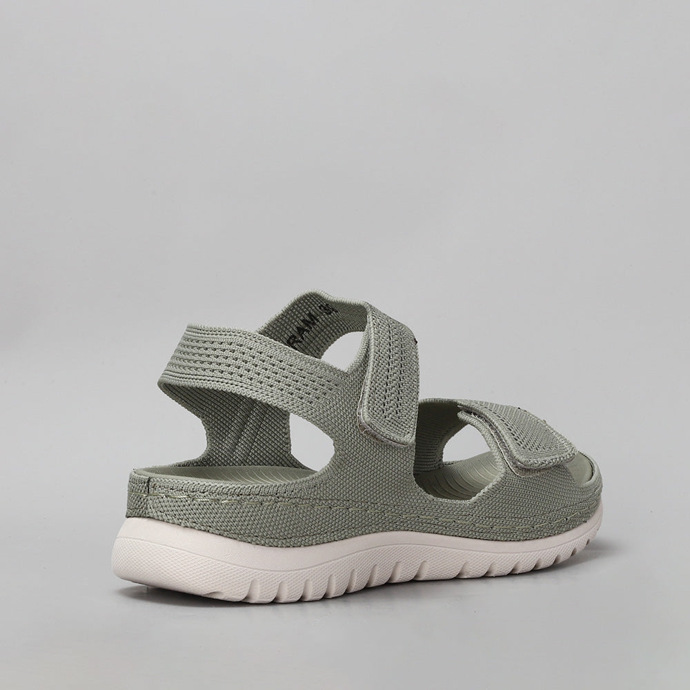 CC Resorts Ram Khaki sandals featuring open-toe design and comfortable straps, perfect for casual summer wear.