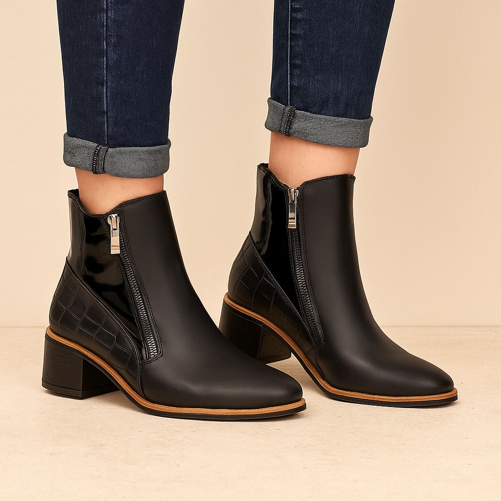 LE SANSA REFINE BLACK Women Boots - Zeke Collection NZ