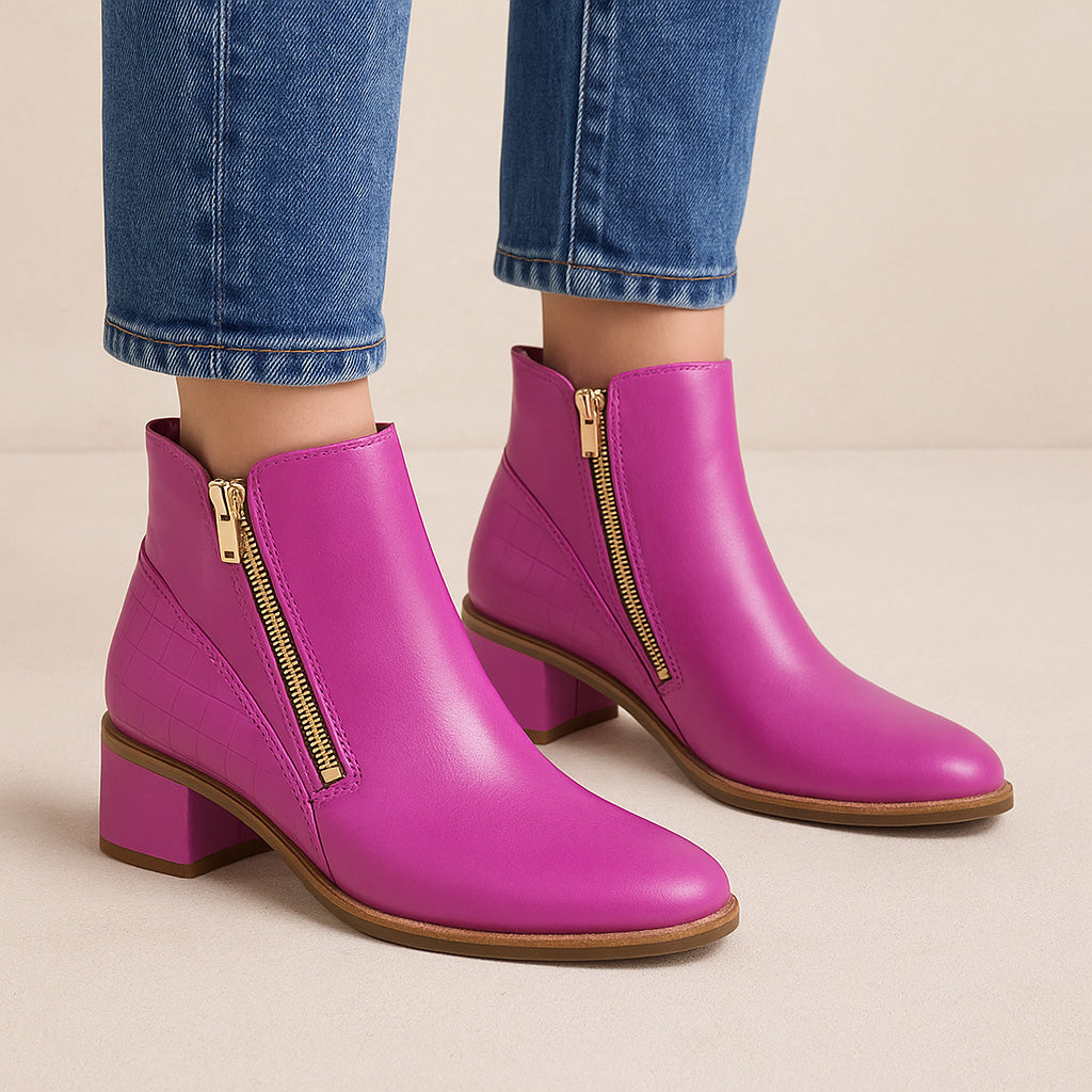LE SANSA REFINE HOT PINK Women Boots - Zeke Collection NZ