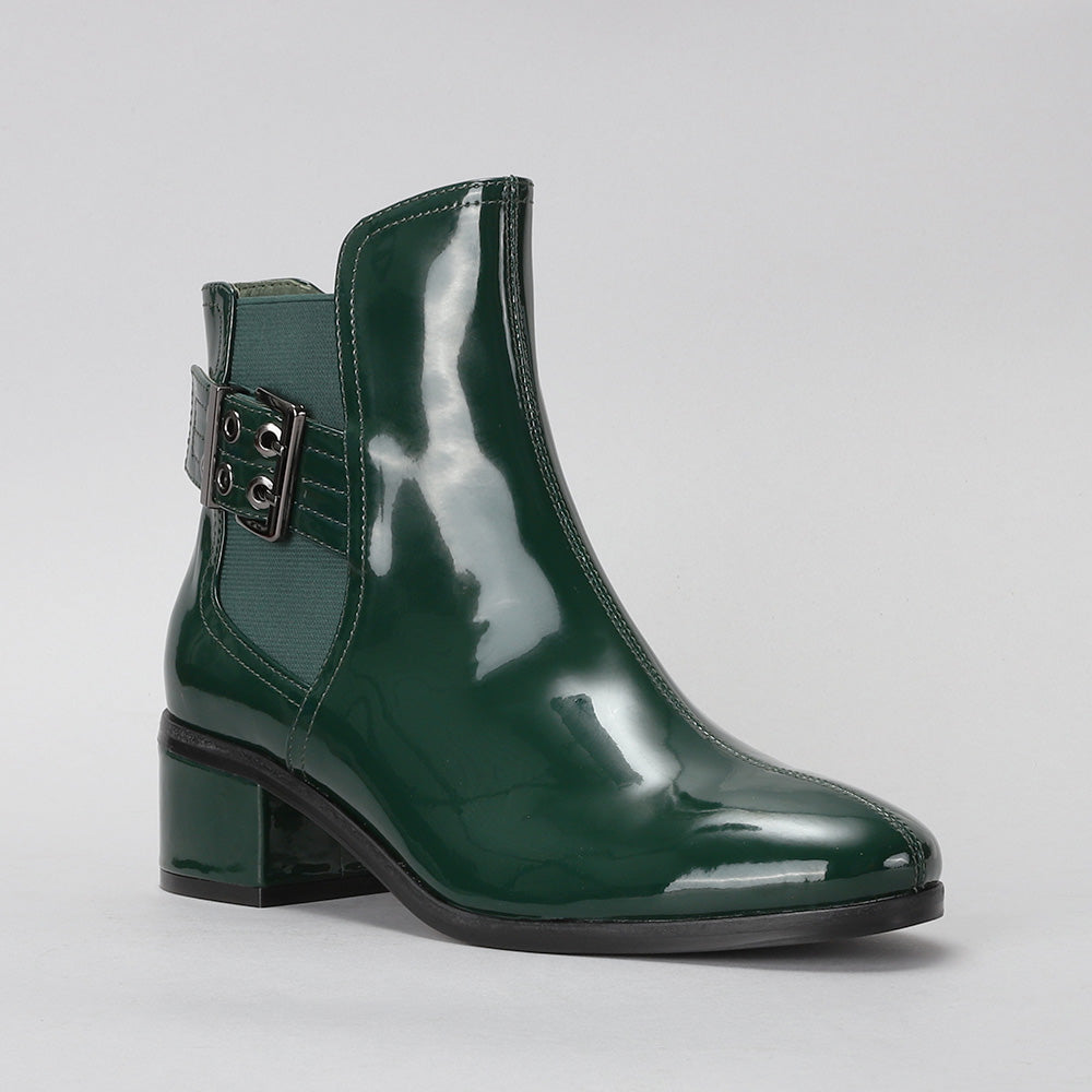 LE SANSA ROMY BOTTLE GREEN Women Boots - Zeke Collection NZ