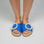 Naked Arches Zoya Royal Blue slip-on shoes with a sleek design, featuring vibrant blue color and comfortable fit.