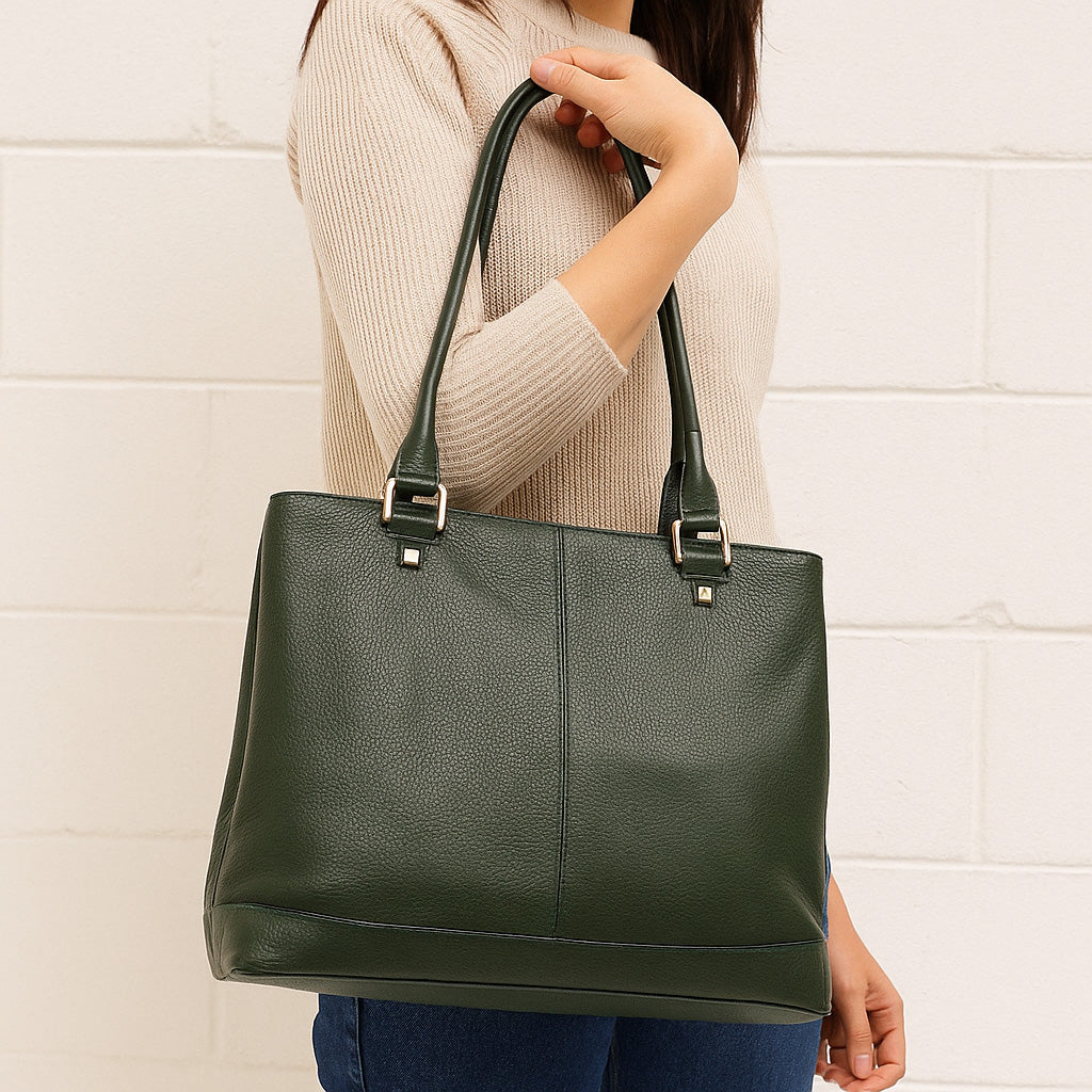 SECOND NATURE YK13 BOTTLE GREEN Women Handbags - Zeke Collection NZ