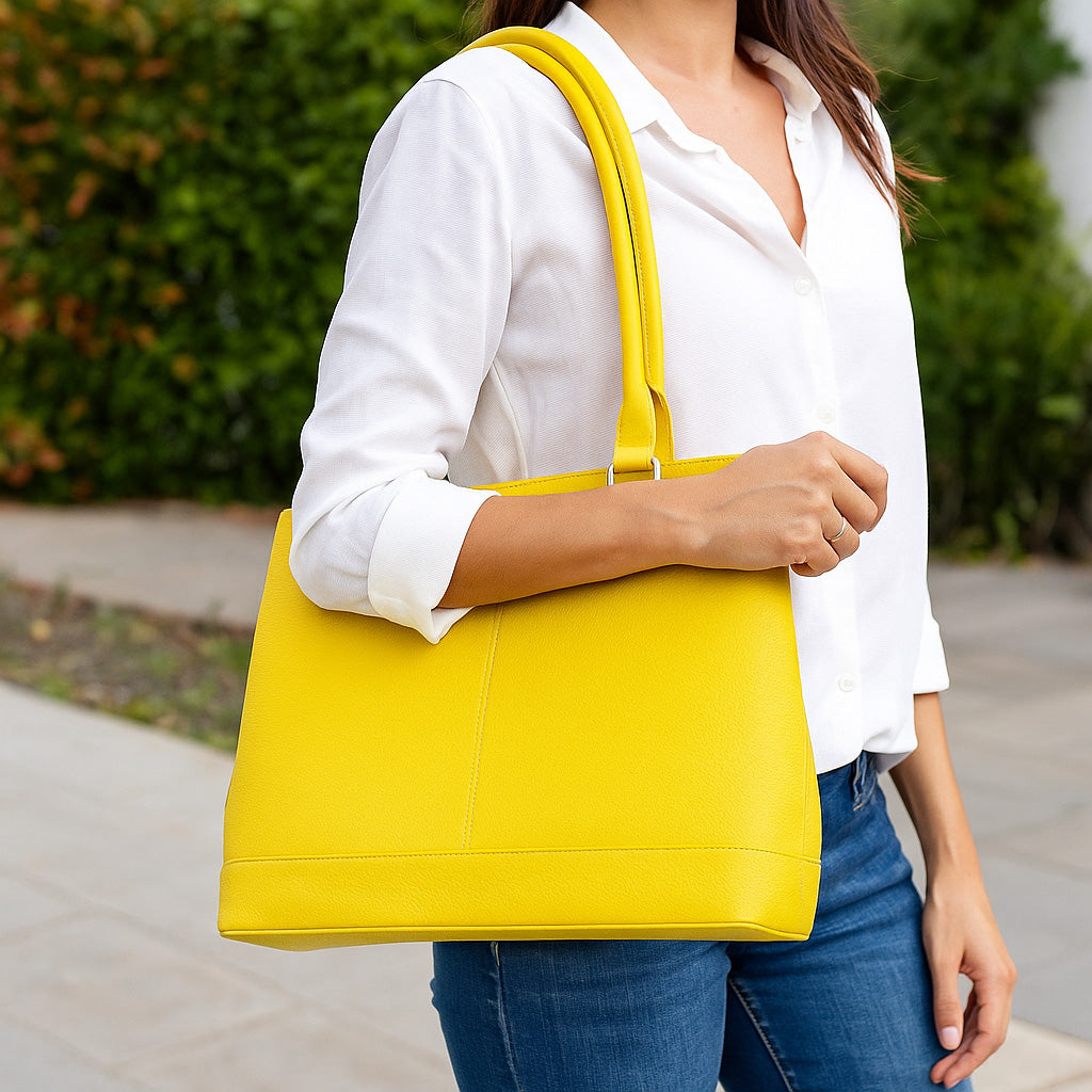 SECOND NATURE YK13 LEMON Women Handbags - Zeke Collection NZ