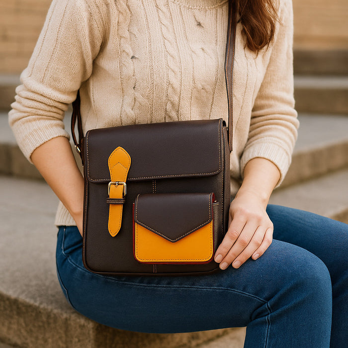 Second Nature Winter Multi handbag with stylish design, featuring a winter-inspired pattern and durable handle for everyday use.