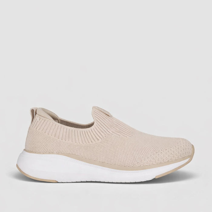 CABELLO Stride taupe sneakers with breathable mesh and cushioned sole, stylish and comfortable footwear for everyday wear.