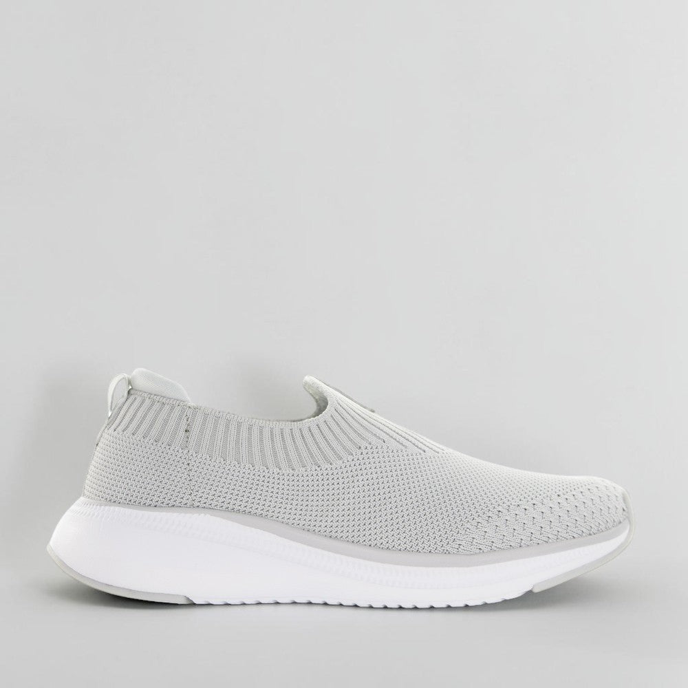 CABELLO Stride Silver sneakers featuring a sleek silver design with lace-up closure and cushioned sole for comfortable style.