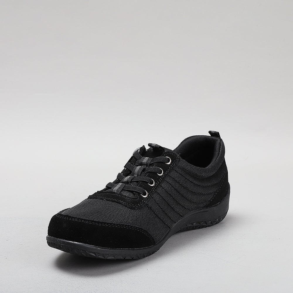 Black CC Resorts Sukie casuals shoe with southwestern design details, showcasing a stylish and comfortable footwear option.