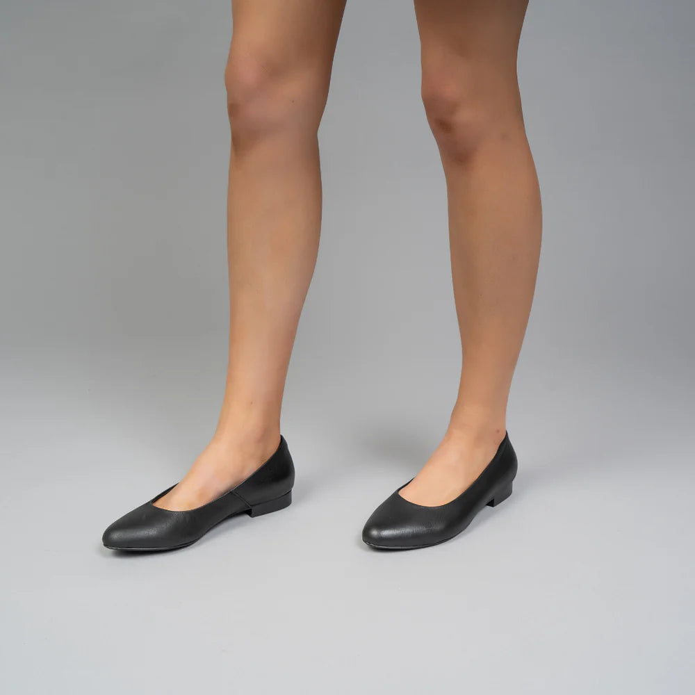 LE SANSA ZABRINA BLACK Women Belle Flats - Zeke Collection NZ