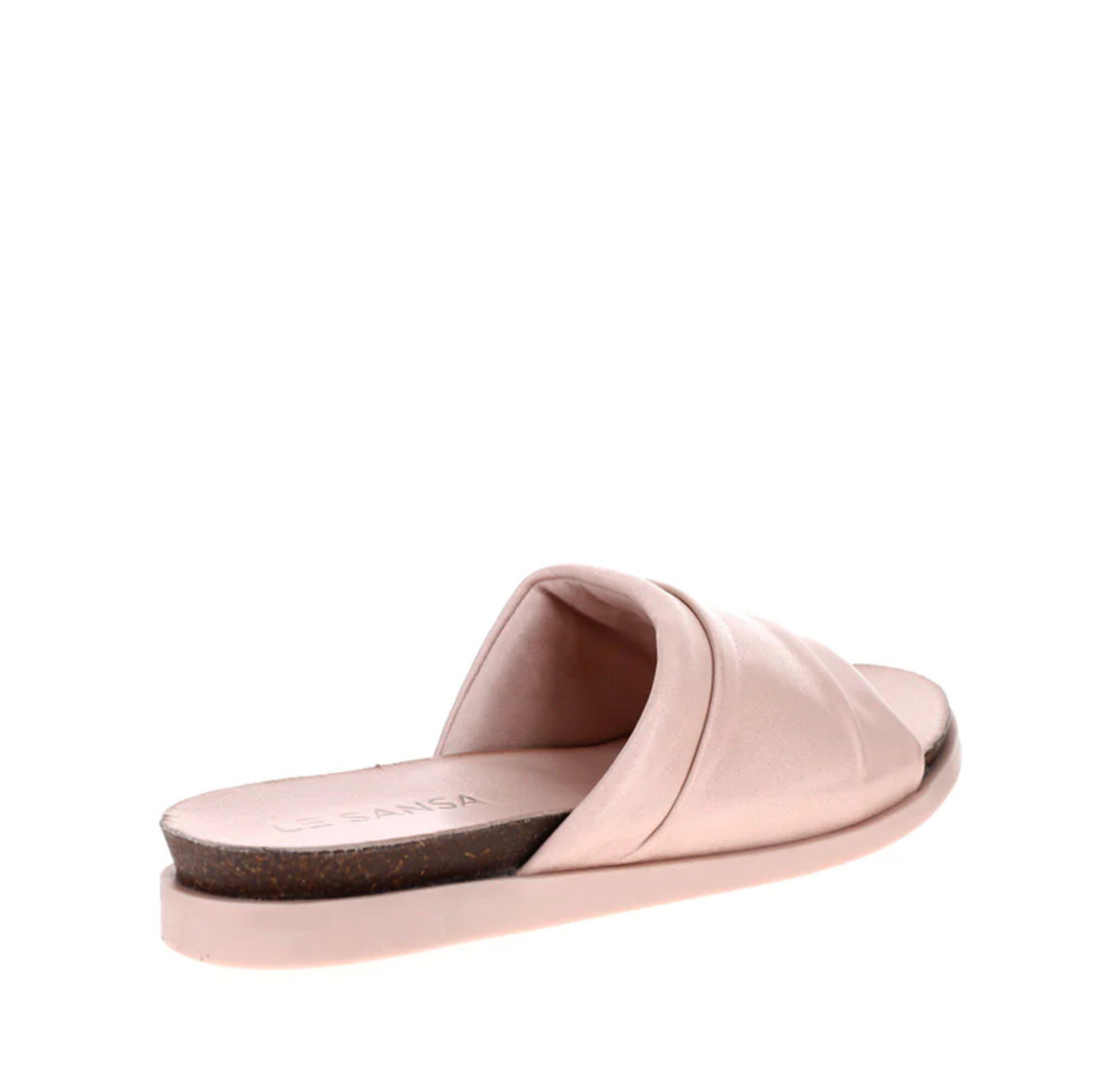 Le Sansa Lesansa Tin Blush slip-on shoes with beige and blush tones, casual footwear with a comfortable design.