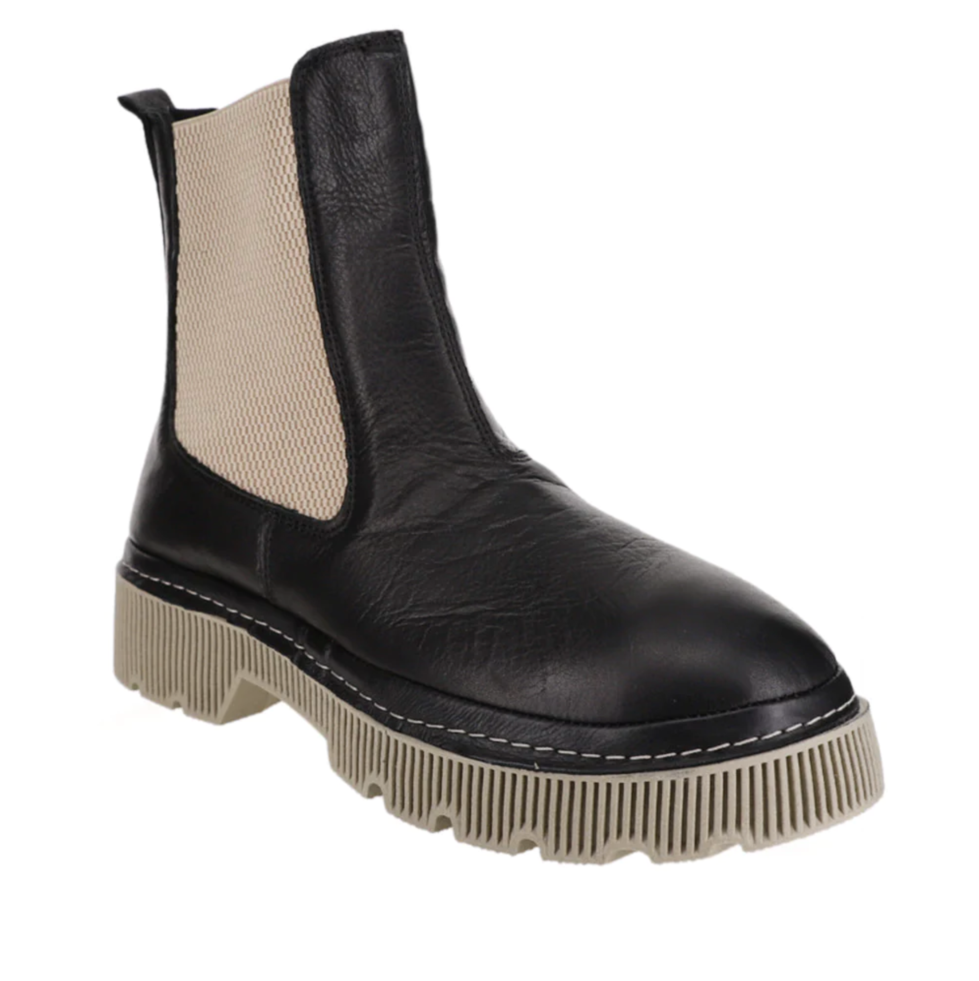 LE SANSA Lesansa Rose Black boots featuring sleek black leather and stylish design, perfect for modern fashion.
