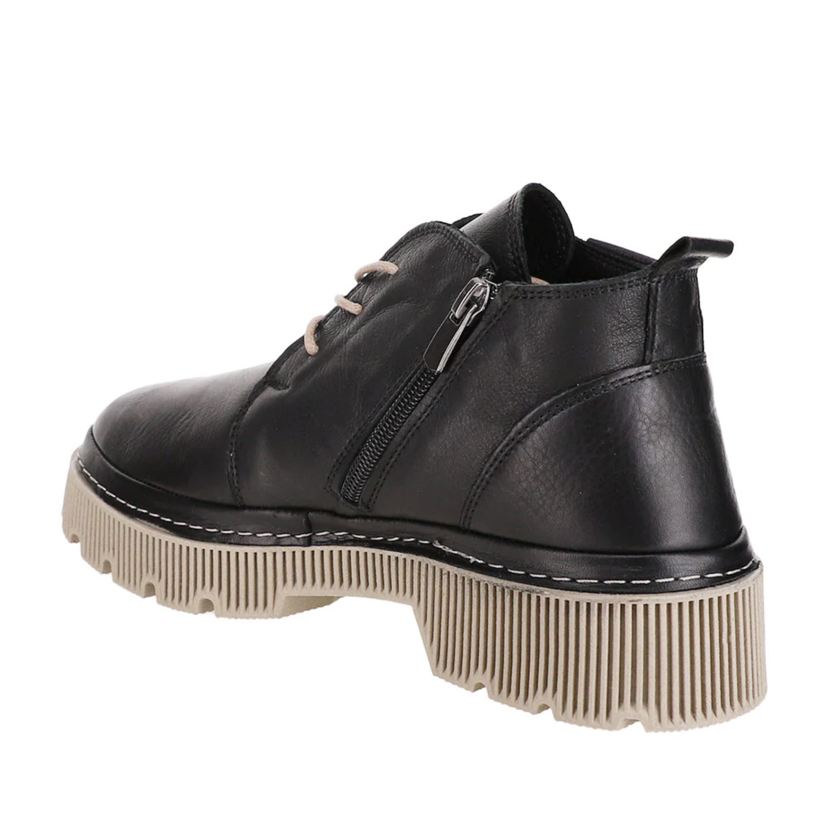 Black Le Sansa Lesansa Raffa boots with sleek design and pointed toes, displayed on a neutral background.