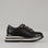 Black Le Sansa Skippa sneakers with white soles and sleek design, ideal for casual and athletic wear.