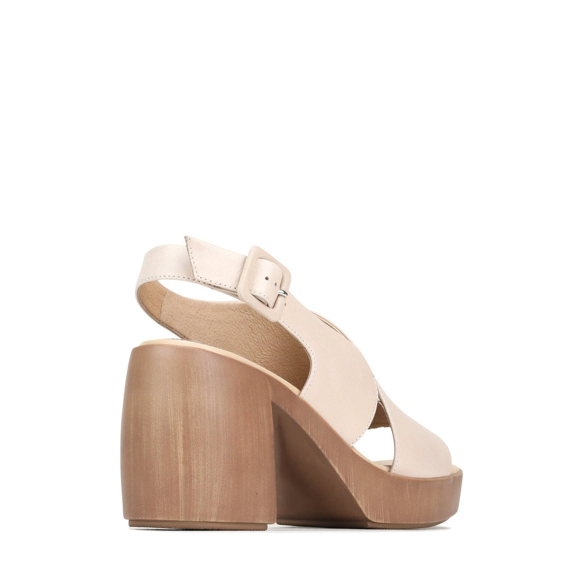 Eos Spicer Birch sandals featuring a tan leather strap and open-toe design, casual summer footwear with a comfortable fit.
