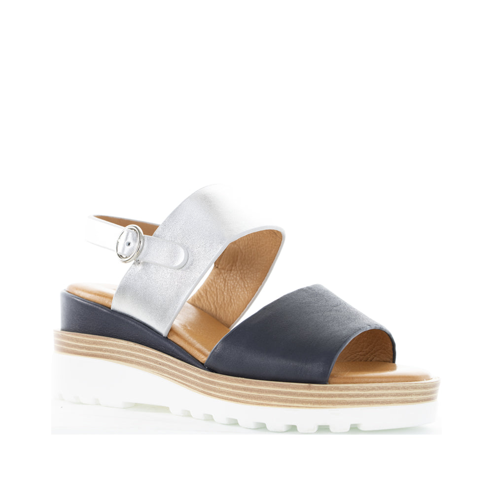 LE SANSA TESS NAVY SILVER - Zeke Collection