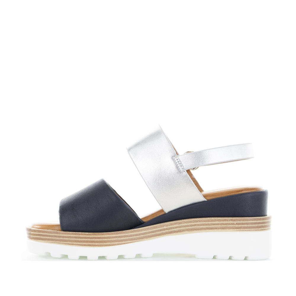 LE SANSA TESS NAVY SILVER - Zeke Collection