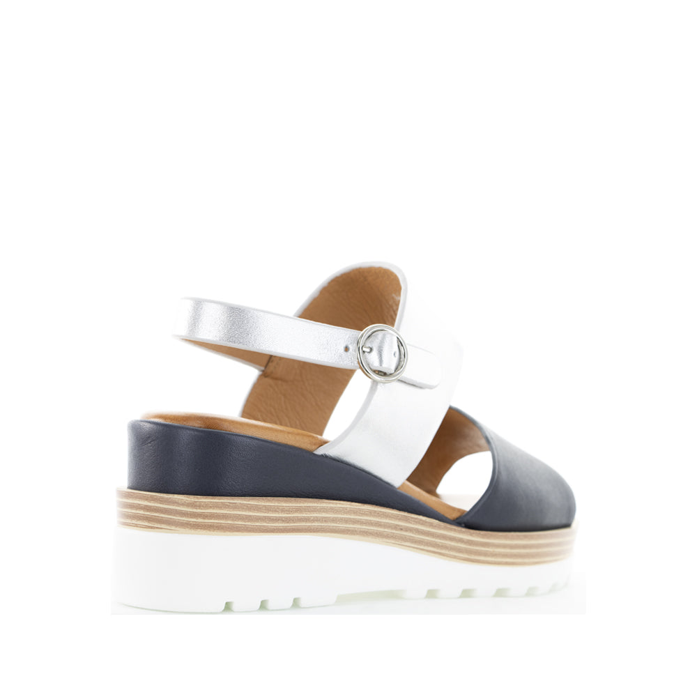 LE SANSA TESS NAVY SILVER - Zeke Collection